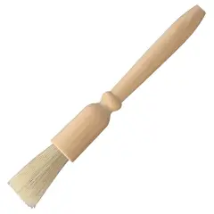 HIC Coffee Bean Grinder Cleaning Brush - Natural Bristles with Wooden Handle