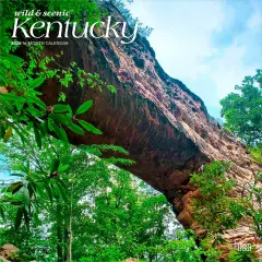 Kentucky Wild & Scenic | 2026 12 x 24 Inch (Hanging) Monthly Square Wall Calendar | Plastic-Free