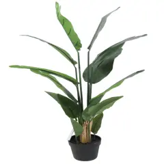 Artificial Potted Bird of Paradise Plant 37in