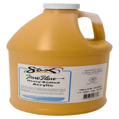 Sax Heavy Body Acrylic Paint, 1/2 Gallon, Yellow Ochre