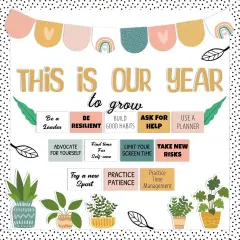 Boho Motivational Bulletin Board Set