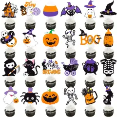 Hallooween Cupcake Toppers