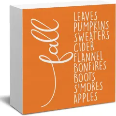 Wood Sign Rustic Fall Table Decor