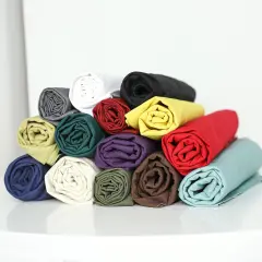 Natural Cotton Canvas Fabric - 59'' Wide, 2 Yard (Black)