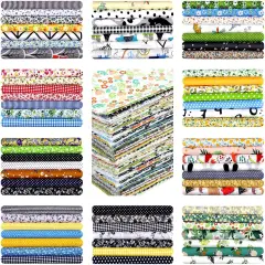 70 Pcs Cotton Fabric Squares - 10 x 10 Inch (Fresh Style)
