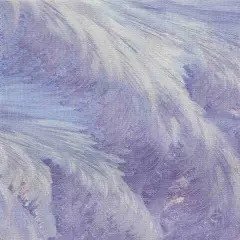 Lavender Breeze Designer Printed AIDA Fabric. Canvas for embroidery with an applied backgroundKF-1036A