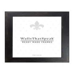 17x22 Picture Frame Bauhaus 125, 1.25" MDF Wood Composite Moulding, Faux Woodgrain Wall Display Frame for Art, Posters, or Photos by wallsthatspeak Espresso Brown