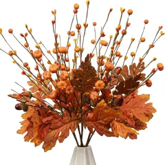 8 PCS Artificial Fall Picks for Thanksgiving