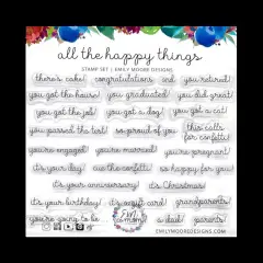 All the Happy Things Stamp Set
