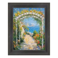 Black Hammered Flat Picture Frame 24x36 frame