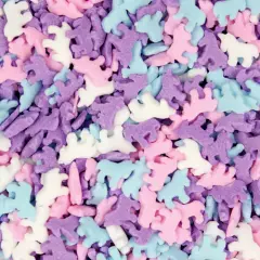 Krazy Sprinkles - Unicorn Shaped Sprinkles (1/2 Cup, 1x Jar) for Cakes, Ice Cream & Cookies