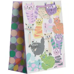 Pack/6: Jungle Party Gift Bag - 10 x 4 x 8"