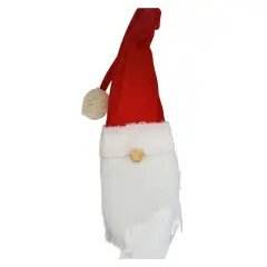Velvet/Foam Gnome Head - Whimsical Holiday Decor for Your Home-XN4210