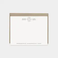 Monogram Note Cards II