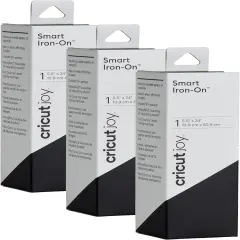 Black - 3-Pack of 2ft Rolls (5.5"x24") Heat Transfer Vinyl