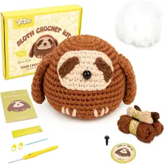 Amigurumi Animal Crochet Kit - Sloth