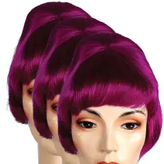 Spitcurl Bright Purple Wig