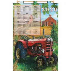 Design WorksTractor Country Calendar Felt & Sequin Kit Multi