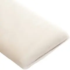 50 Yard Fine Diamond Mesh Tulle Fabric Bolt For Wedding Draping Backdrops DIY Crafts 108 inch Width Off white