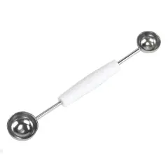 Chef Craft Stainless Steel Double Melon Baller Fruit Decorating Tool