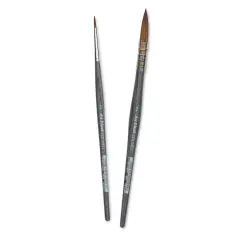 Da Vinci Colineo Synthetic Kolinsky Sable Brushes - Set of 2, Short Handle, Set 5422