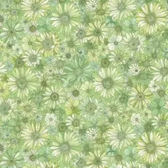 Green Best Friends Sleepovers Cotton Wideback Fabric per yard