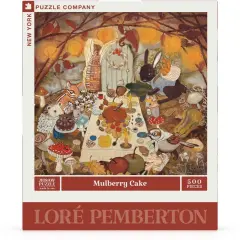 New York Puzzle Company Mulberry Cake 500 Piece Piece Jigsaw Puzzle