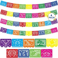Fiesta Party Decorations, 4 Pack Cinco De Mayo Banner