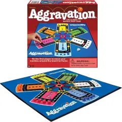 Winning Moves Games Classic Aggravation Marble Race Family Game for 2 or More Players