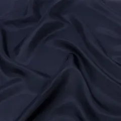1 Yard Habotai Silk in Navy Premium Lightweight China Silk 44 Inches Width