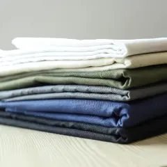 100% Cotton Canvas Fabric 10oz. 59 Inch by The Yard (2 Yards, Black)