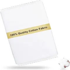 19 Options-100% Cotton Fabric by The Yard in Solid Color 44&rdquo;Wide by 3yd (9 ft)