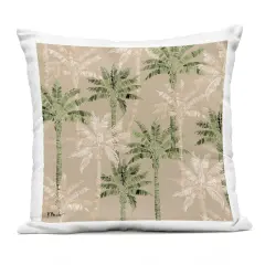 Stupell Industries Hollywood Palms Pattern Outdoor Pillow, 18 x 7 x 18