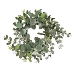 Snowy Eucalyptus Candle Ring