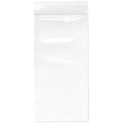 Plymor 3" x 6", 4 Mil Heavy Duty Zipper Reclosable Plastic Bags