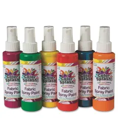 Color Splash!&reg; Fabric Spray Paint Assortment, 4 oz. (Pack of 6)