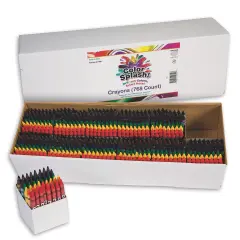 Color Splash!&reg; Crayons PlusPack (Box of 768)