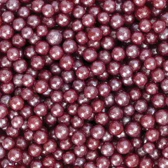 Krazy Sprinkles - Cranberry Pearl 4mm Beads (1/2 Cup, 1x Jar) for Cakes, Ice Cream & Cookies