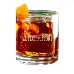 Rocks Glass - A.I. Tech Support - Double Old Fashioned