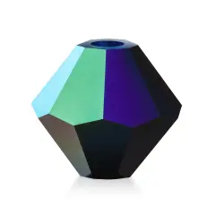 Preciosa 6mm Czech Crystals Bicone Rondelle Beads, 36pcs Jet AB