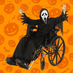 Kids ScreamT Ghost Face Adaptive Costume with Mask Polyester