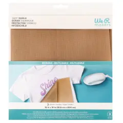 We R Mini Heat Press Heat Shield 16"X16"-3/Pkg