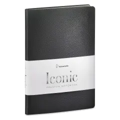 Hahnemuhle Iconic Premium Notebook - Dot Grid, A5, Black, 192 Pages