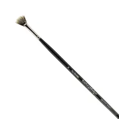 Creative Mark Hamburg Premiere Professional Oil Painting Brushes - Fan #2 Oil Paint Brush - Handmade in Germany, Natural & Synthetic Hair Blend, Long Triple-Lacquered Birch Handle