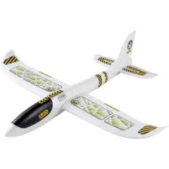 HABA 19" Hand Glider - Terra Kids Outdoor Toy Airplane, Easy-to-Assemble Kids Outdoor Toys & Plane Gliders Made from Robust Styrofoam for Ages 8+ Multicolor