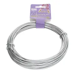 The Beadsmith 12-Gauge Anodized Aluminum Wire for Jewelry Making, Metal Wire for Wrapping Silver