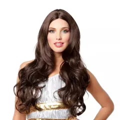 Goddess Adult Brown Costume Wig