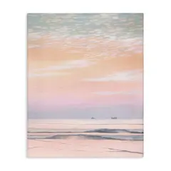 Stupell Industries Distant Ship at Sunrise Canvas Wall Art Design by William Penhallow Henderson