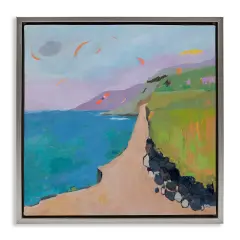 Stupell Industries Kites over Coastal View Floating Frame, design by Jenny Wantuch