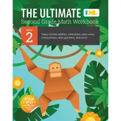 The IXL Ultimate 2nd Grade Math Workbook, Activity Book for Kids Ages 7-8 Covering Addition, Subtraction, Place Value, Geometry, Measuring, and More Mathematics